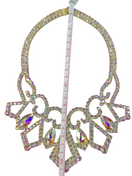 画像3: オーロラキラキララインストーンネックレス10 (3)