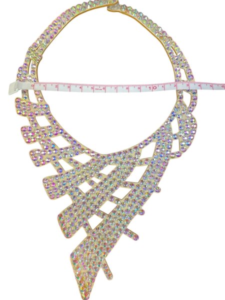 画像4: オーロラキラキララインストーンネックレス5 (4)