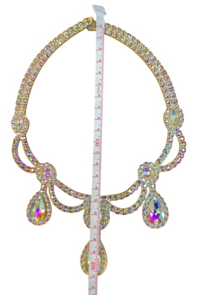 画像3: オーロラキラキララインストーンネックレス4 (3)