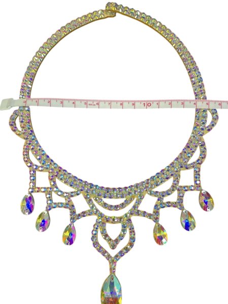 画像4: オーロラキラキララインストーンネックレス11 (4)