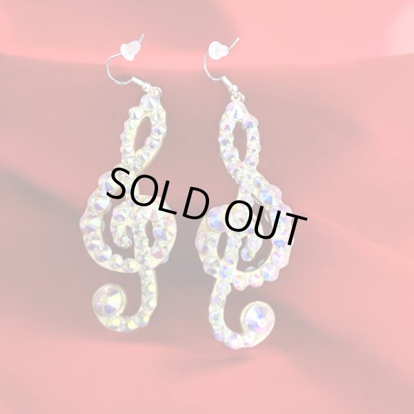 画像2: オーロラキラキララインストーンピアス11 (2)