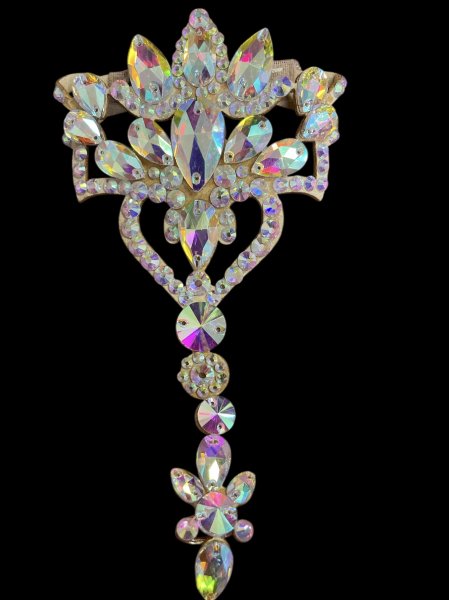 画像2: オーロラキラキララインストーン ブレスレット8 (2)