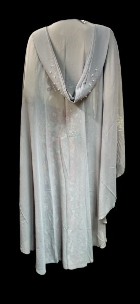 画像5: フーデットキラキラパールカバードレス☆grey☆ (5)