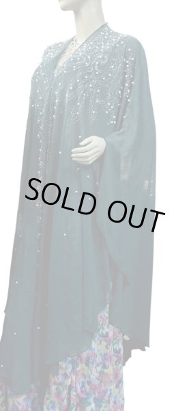 画像3: フーデットキラキラパールカバードレス☆dark green☆ (3)