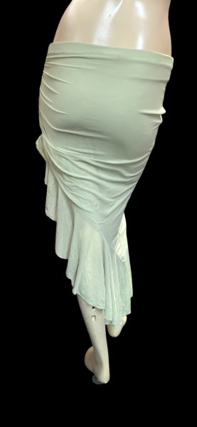 画像3: ストレッチフリルスリットスカート☆olive☆ (3)