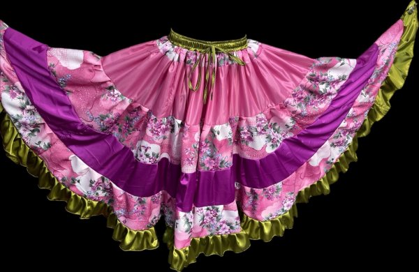 画像1: 25ヤードジプシーサテンスカートXXXV (1)