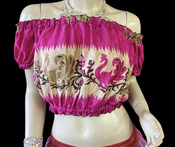 画像2: プリントバタフライスリップチョリ VVI (2)