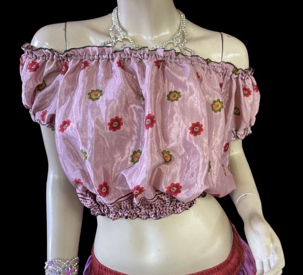 画像2: プリントバタフライスリップチョリ VVV (2)