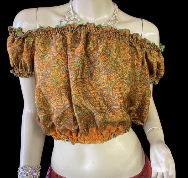 画像2: プリントバタフライスリップチョリ VV (2)