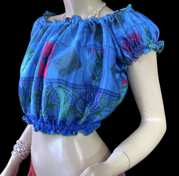 画像3: プリントバタフライスリップチョリ VVIIII (3)