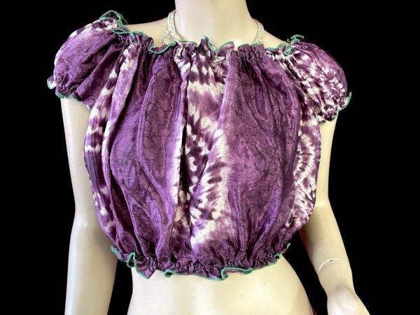 画像1: プリントバタフライスリップチョリ VIII (1)