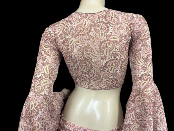 画像3: Amira Jamila オリジナル☆ストレッチチョリ*rose paisley * (3)