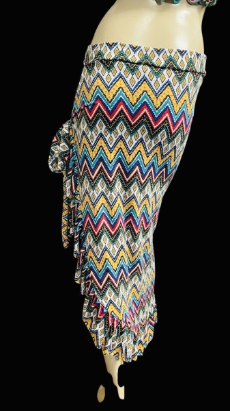 画像2: Amira Jamila オリジナルストレッチロングヒップスカーフ10 (2)