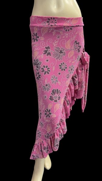 画像1: Amira Jamila オリジナルストレッチロングヒップスカーフ9 (1)