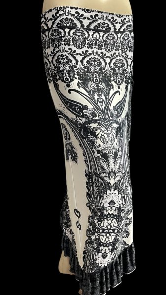 画像2: Amira Jamila オリジナルストレッチロングヒップスカーフ8 (2)