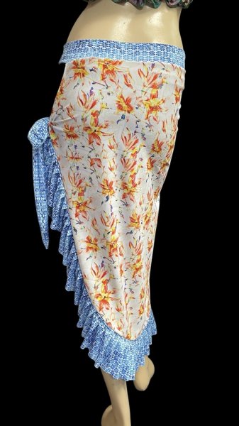 画像2: Amira Jamila オリジナルストレッチロングヒップスカーフ6 (2)