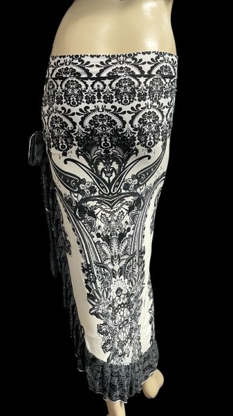 画像4: Amira Jamila オリジナルストレッチロングヒップスカーフ8 (4)