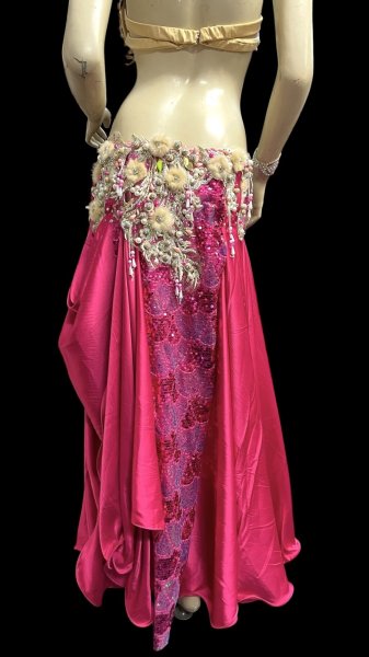 画像4: エジプトAmrオリエンタルコスチューム☆Sweet cherry pink☆ (4)