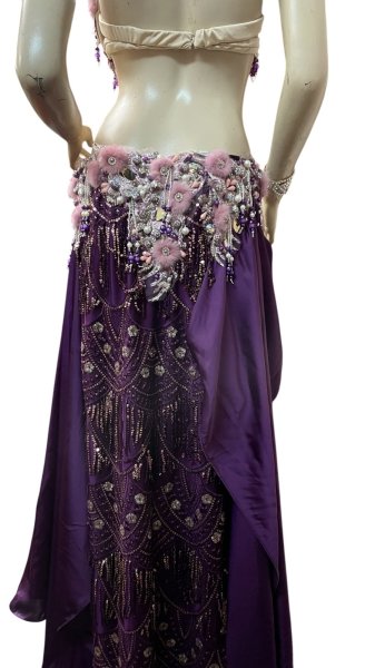 画像4: エジプトAmrオリエンタルコスチューム☆lilac purple bloom ☆ (4)