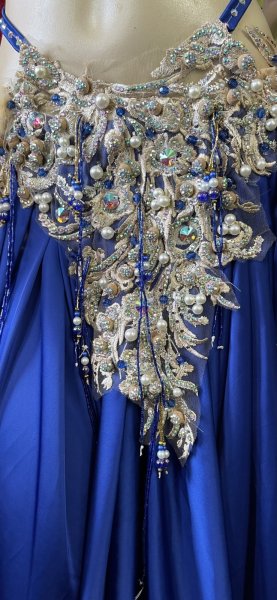 画像6: エジプトAmrオリエンタルコスチューム☆Oriental blue sapphire ☆ (6)