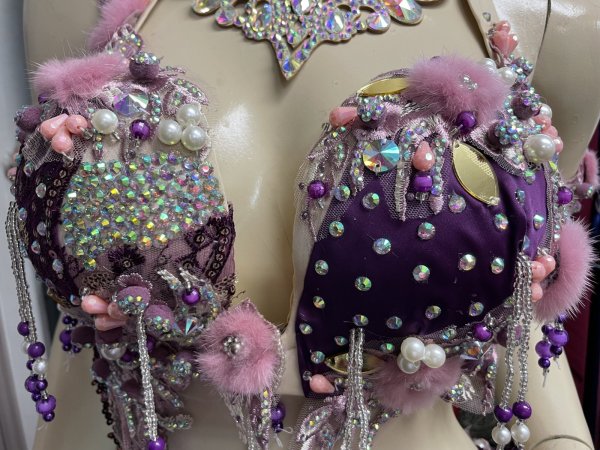 画像5: エジプトAmrオリエンタルコスチューム☆lilac purple bloom ☆ (5)