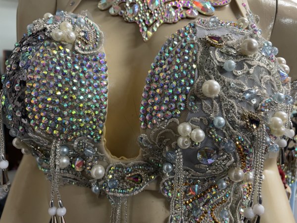 画像5: エジプトAmrオリエンタルコスチューム☆monotone silver sultan ☆ (5)