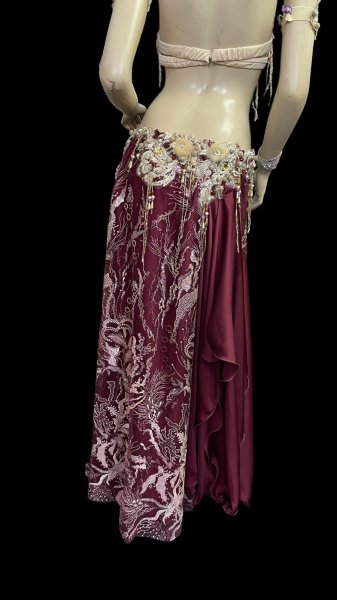 画像5: エジプトAmrオリエンタルコスチューム☆ Red wine golden dream☆ (5)