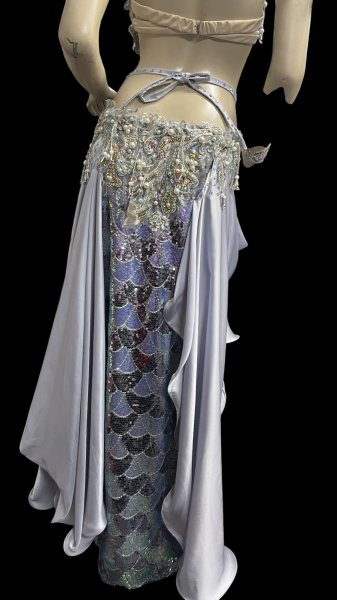 画像4: エジプトAmrオリエンタルコスチューム☆monotone silver sultan ☆ (4)