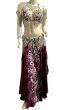 画像2: エジプトAmrオリエンタルコスチューム☆ Red wine golden dream☆ (2)