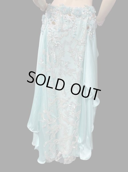 画像5: エジプトAmrオリエンタルコスチューム☆smooth emerald green ☆ (5)