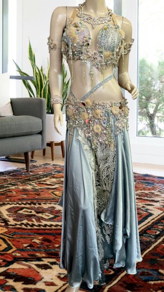 画像1: エジプトAmrオリエンタルコスチューム☆sky green garden☆ (1)