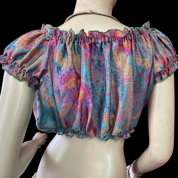 画像4: プリントパフスリーブチョリVVVVVIIII (4)