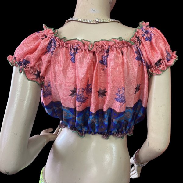 画像4: プリントパフスリーブチョリVVVIII (4)