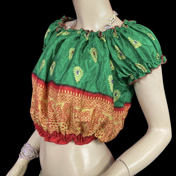 画像3: プリントパフスリーブチョリVVVVVV (3)