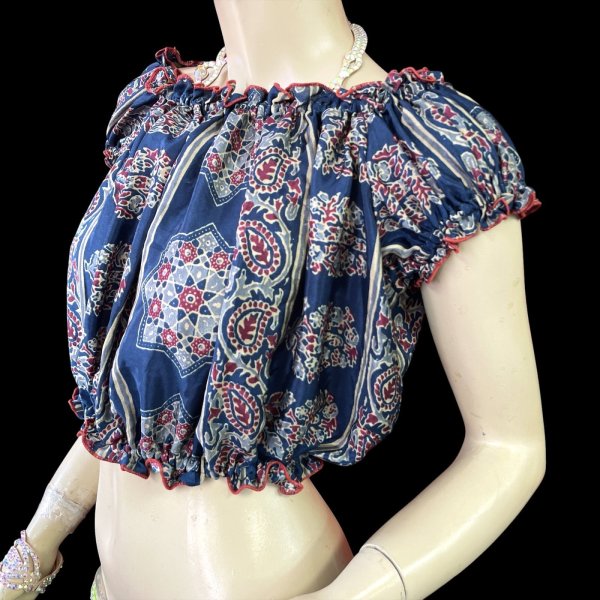 画像3: プリントパフスリーブチョリVVVIIII (3)