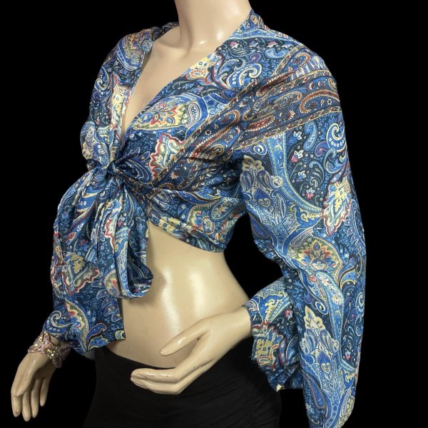 画像2: プリントバタフライスリップチョリ VVVVVVII (2)