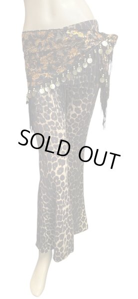 画像1: プリントストレッチパンツ☆leopard ☆ (1)