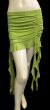画像1: ストレッチフリルショートスカート☆lime green ☆ (1)