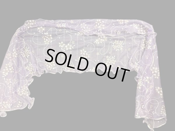 画像3: メッシュバーンアウトヒップスカーフ☆lavender☆ (3)