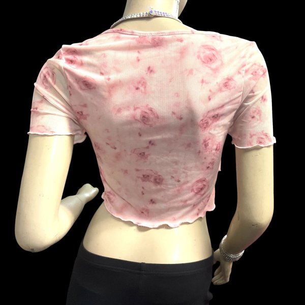 画像3: メッシュチョリ☆ Tie-dye baby pink ☆ (3)