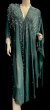 画像1: フーデットキラキラパールカバードレス☆dark  green ☆ (1)