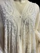 画像2: フーデットキラキラパールカバードレス☆white cream ☆ (2)