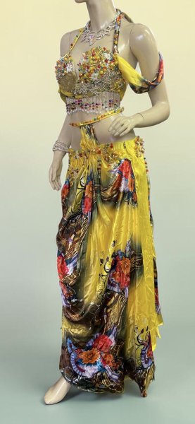 画像3: エジプトオリエンタルコスチューム☆yellow japanesque ☆ (3)