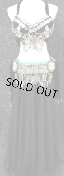 画像2: トライバルブラ＆ベルトセット☆メタルゴージャスV (2)